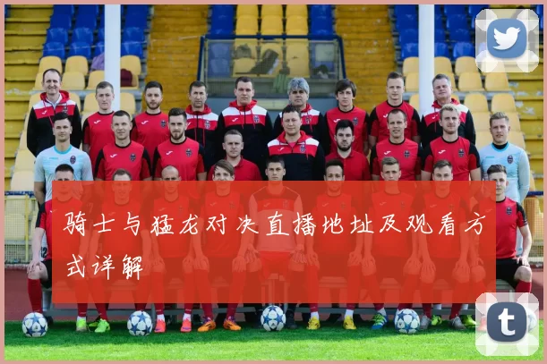 骑士与猛龙对决直播地址及观看方式详解